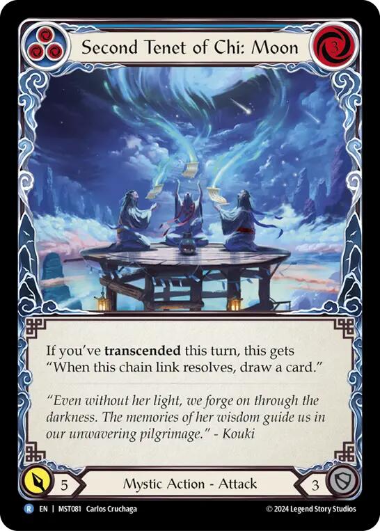 Second Tenet of Chi: Moon [MST081] (Part the Mistveil)  Rainbow Foil | Gam3 Escape