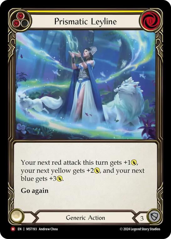 Prismatic Leyline [MST193] (Part the Mistveil)  Rainbow Foil | Gam3 Escape