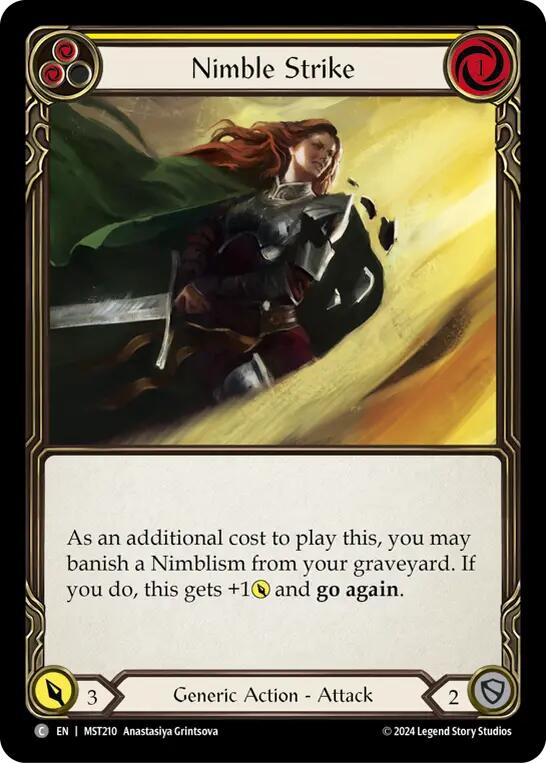 Nimble Strike (Yellow) [MST210] (Part the Mistveil) | Gam3 Escape