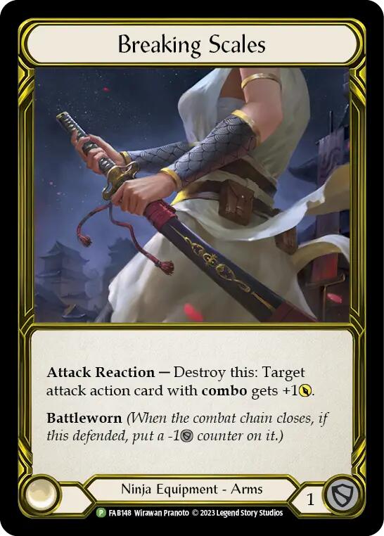 Breaking Scales (Golden) [FAB148] (Promo)  Cold Foil | Gam3 Escape
