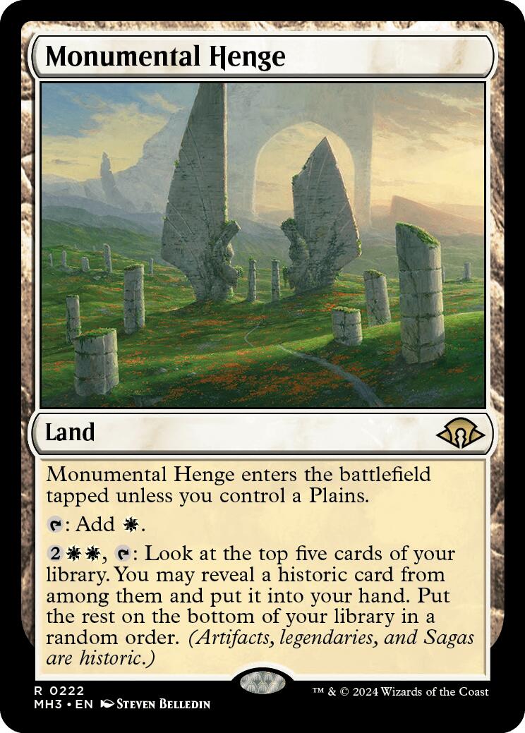 Monumental Henge [Modern Horizons 3] | Gam3 Escape