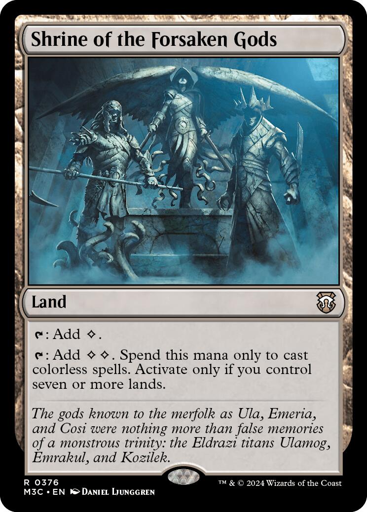 Shrine of the Forsaken Gods [Modern Horizons 3 Commander] | Gam3 Escape