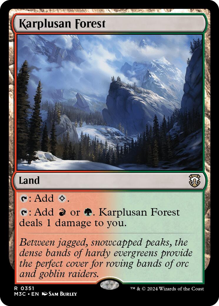 Karplusan Forest [Modern Horizons 3 Commander] | Gam3 Escape