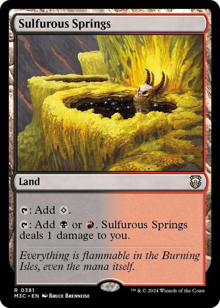 Sulfurous Springs [Modern Horizons 3 Commander] | Gam3 Escape