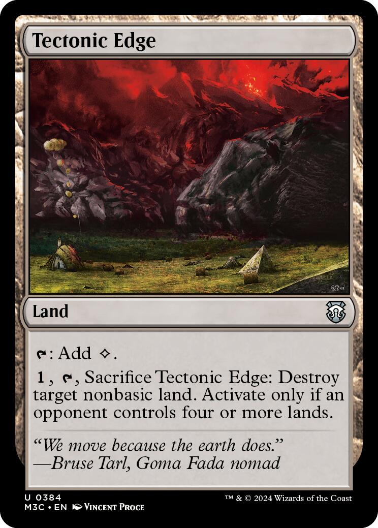 Tectonic Edge [Modern Horizons 3 Commander] | Gam3 Escape