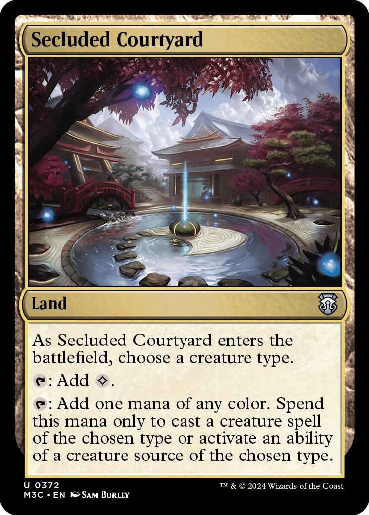 Secluded Courtyard [Modern Horizons 3 Commander] | Gam3 Escape
