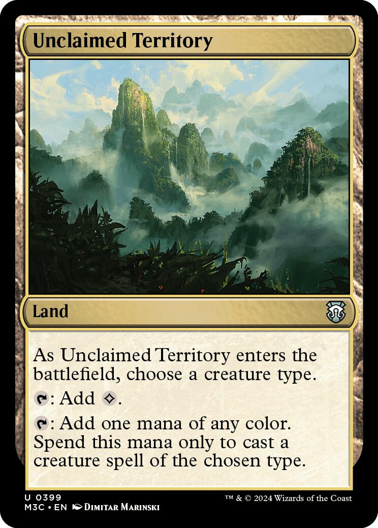 Unclaimed Territory [Modern Horizons 3 Commander] | Gam3 Escape