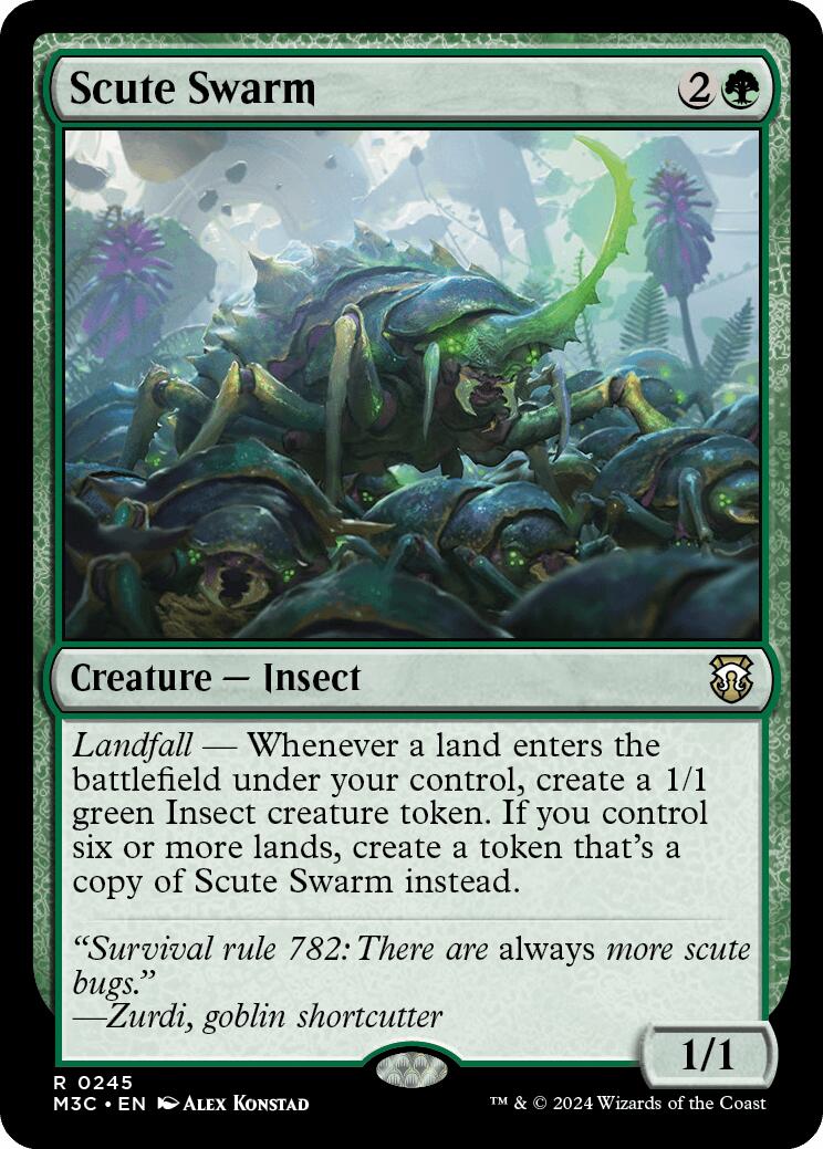 Scute Swarm [Modern Horizons 3 Commander] | Gam3 Escape