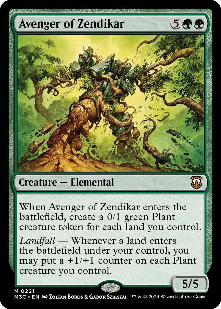 Avenger of Zendikar [Modern Horizons 3 Commander] | Gam3 Escape