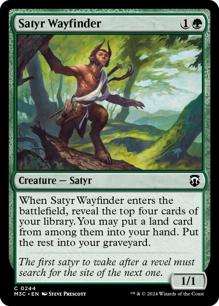 Satyr Wayfinder [Modern Horizons 3 Commander] | Gam3 Escape