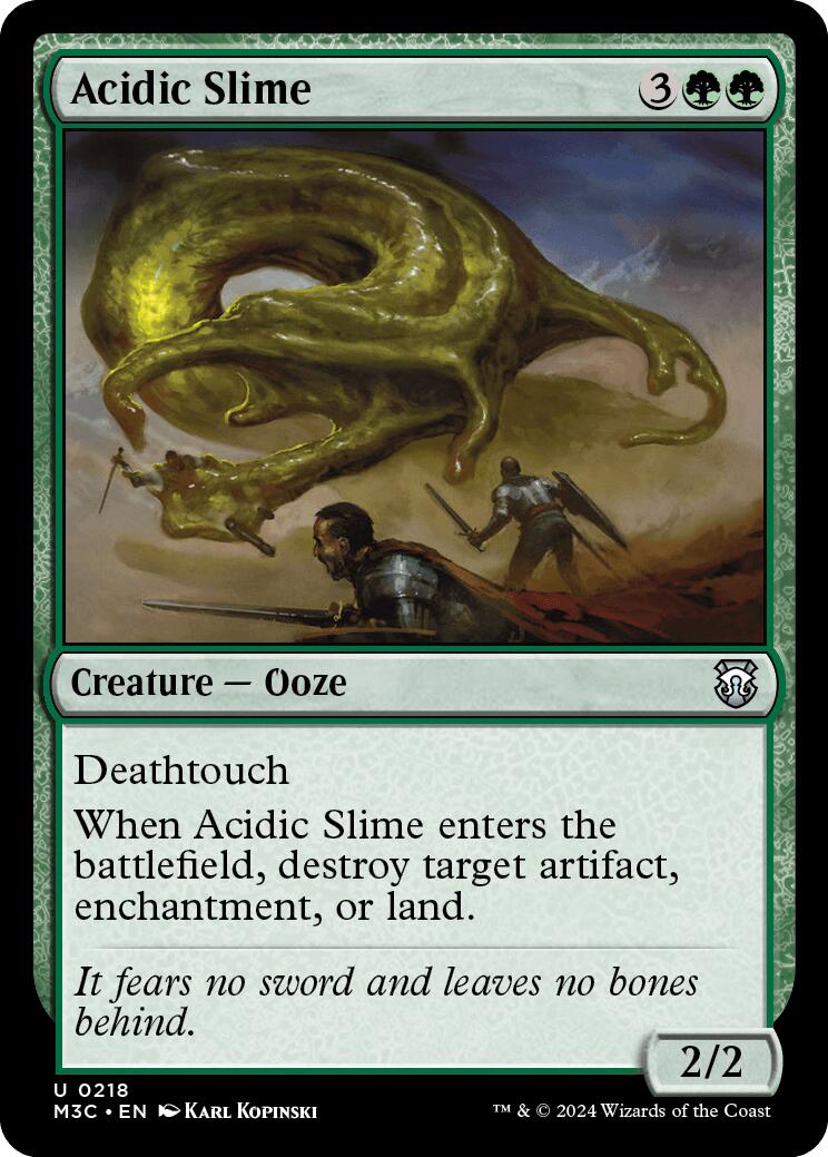 Acidic Slime [Modern Horizons 3 Commander] | Gam3 Escape