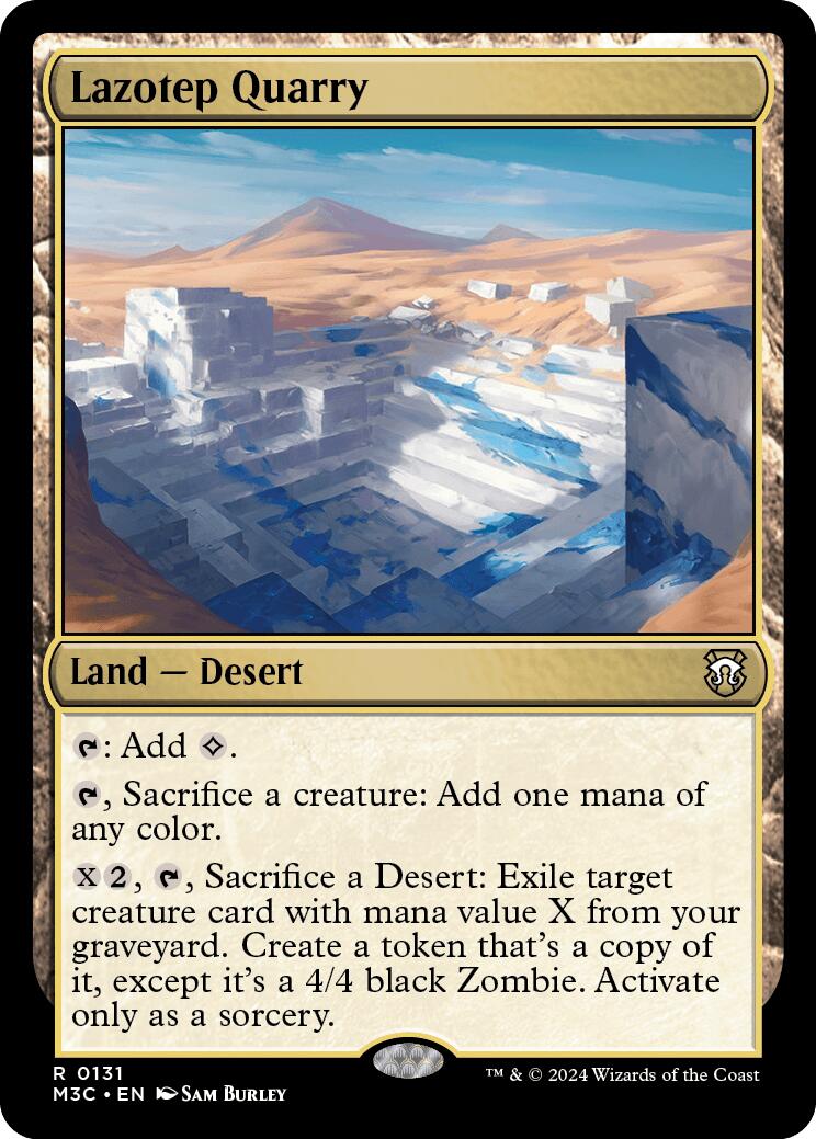 Lazotep Quarry [Modern Horizons 3 Commander] | Gam3 Escape