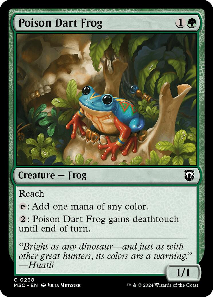 Poison Dart Frog [Modern Horizons 3 Commander] | Gam3 Escape