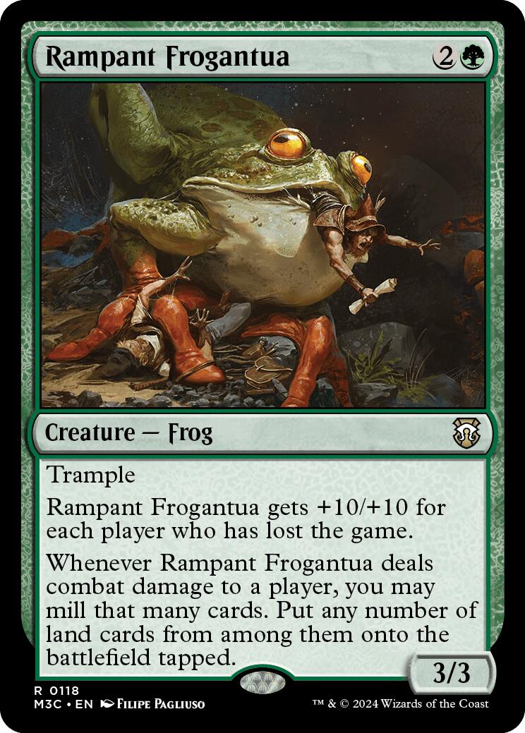 Rampant Frogantua [Modern Horizons 3 Commander] | Gam3 Escape