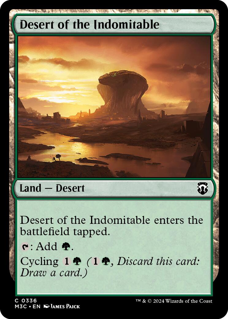 Desert of the Indomitable [Modern Horizons 3 Commander] | Gam3 Escape