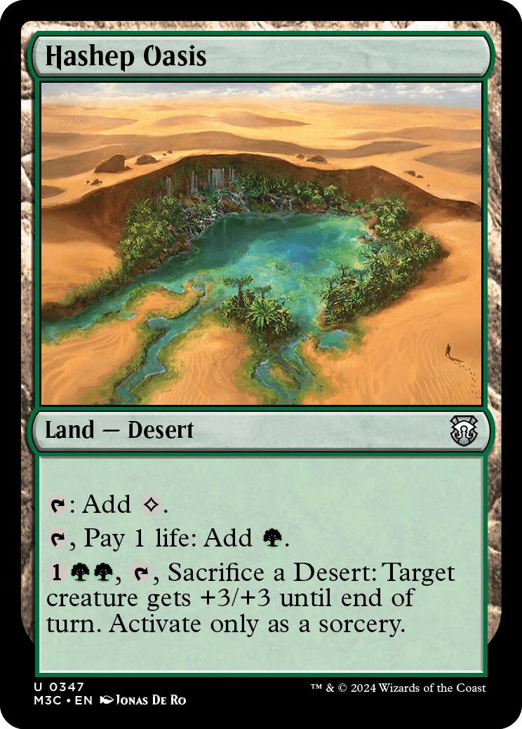 Hashep Oasis [Modern Horizons 3 Commander] | Gam3 Escape