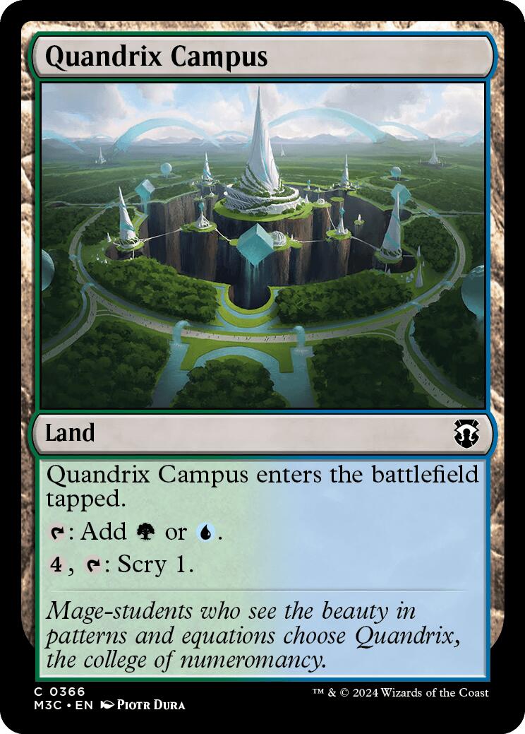 Quandrix Campus [Modern Horizons 3 Commander] | Gam3 Escape