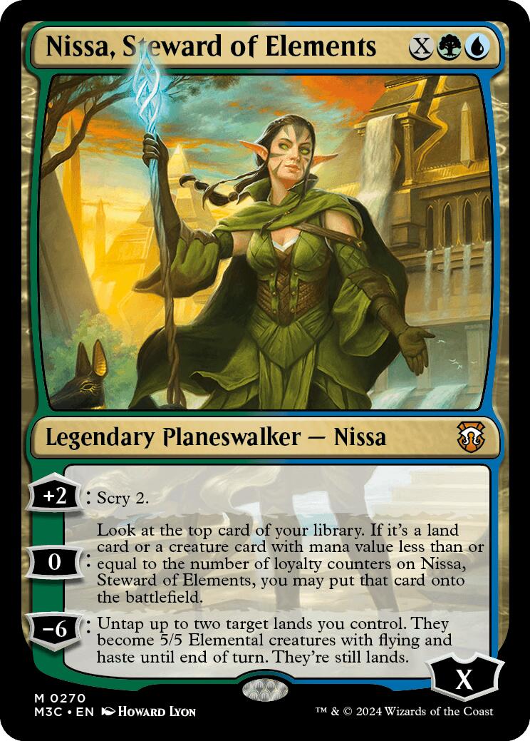 Nissa, Steward of Elements [Modern Horizons 3 Commander] | Gam3 Escape
