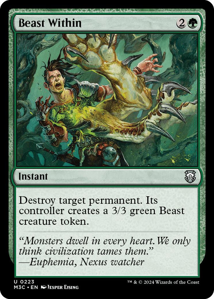 Beast Within [Modern Horizons 3 Commander] | Gam3 Escape