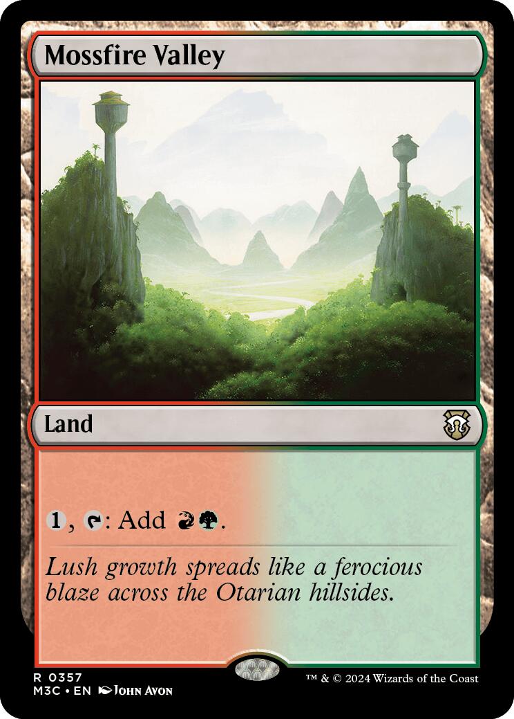 Mossfire Valley [Modern Horizons 3 Commander] | Gam3 Escape