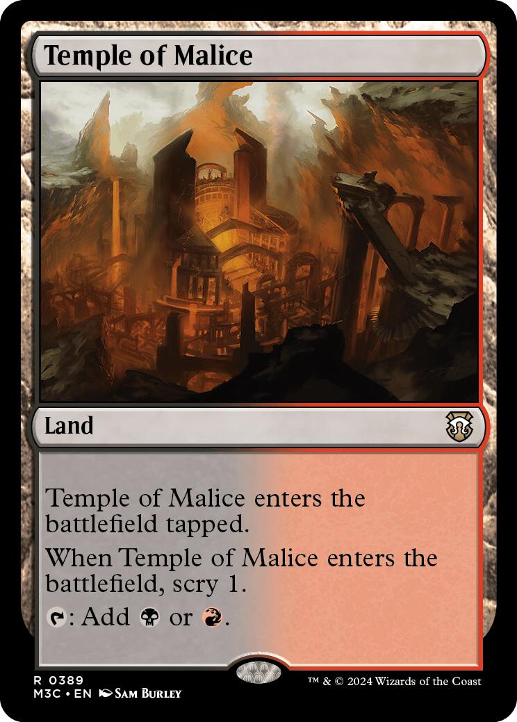 Temple of Malice [Modern Horizons 3 Commander] | Gam3 Escape