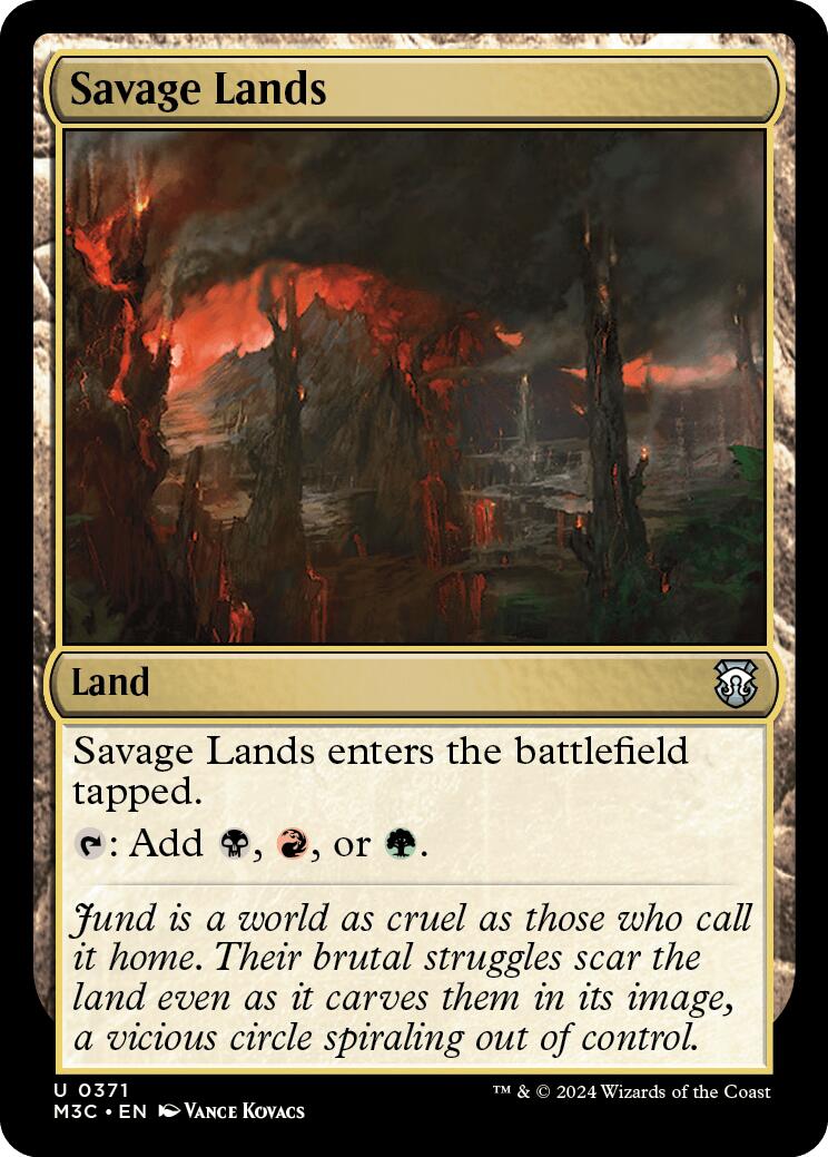 Savage Lands [Modern Horizons 3 Commander] | Gam3 Escape