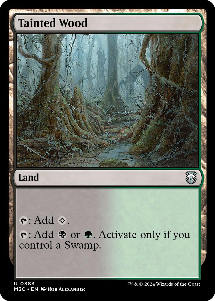 Tainted Wood [Modern Horizons 3 Commander] | Gam3 Escape