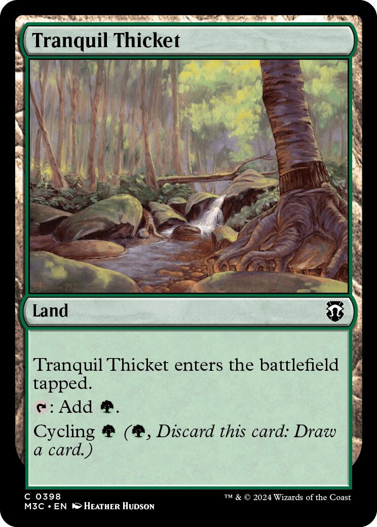Tranquil Thicket [Modern Horizons 3 Commander] | Gam3 Escape