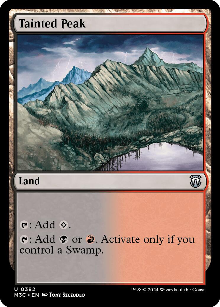 Tainted Peak [Modern Horizons 3 Commander] | Gam3 Escape