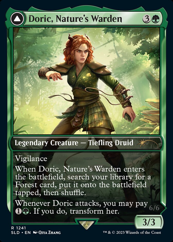 Doric, Nature's Warden // Doric, Owlbear Avenger [Secret Lair Drop Series] | Gam3 Escape