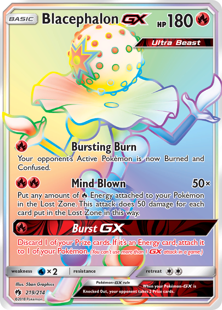 Blacephalon GX (219/214) [Sun & Moon: Lost Thunder] | Gam3 Escape