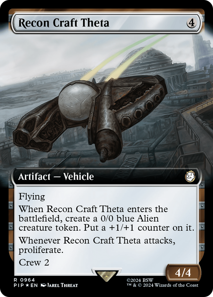 Recon Craft Theta (Extended Art) (Surge Foil) [Fallout] | Gam3 Escape