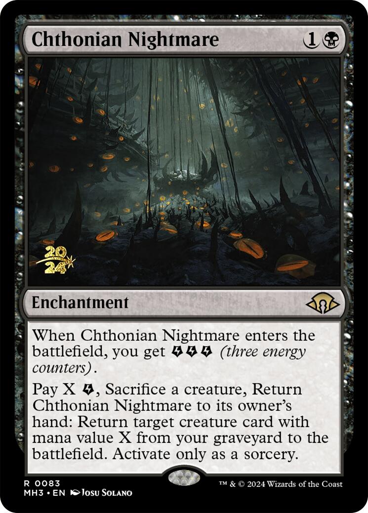 Chthonian Nightmare [Modern Horizons 3 Prerelease Promos] | Gam3 Escape