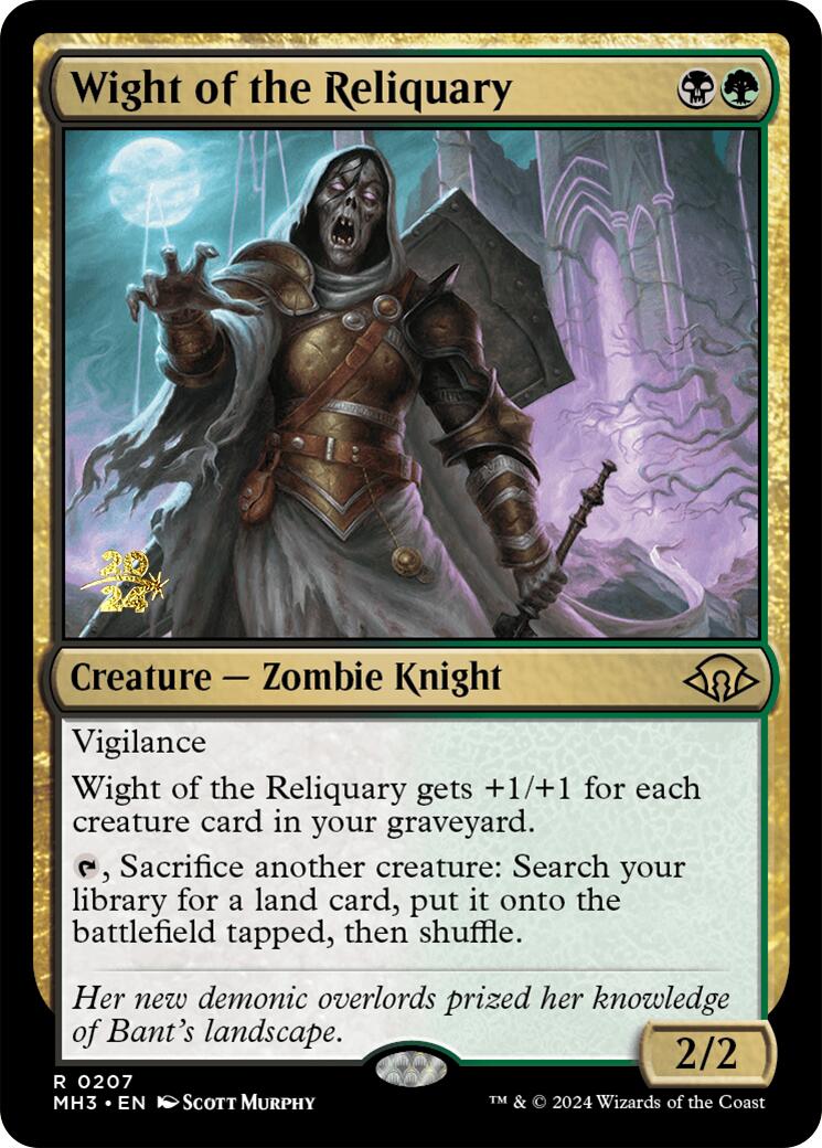 Wight of the Reliquary [Modern Horizons 3 Prerelease Promos] | Gam3 Escape
