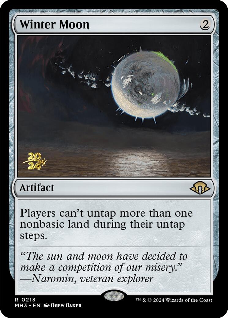 Winter Moon [Modern Horizons 3 Prerelease Promos] | Gam3 Escape