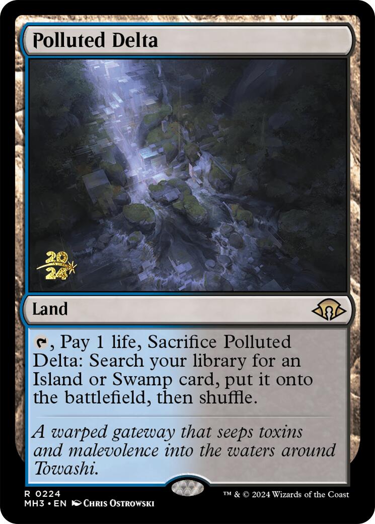 Polluted Delta [Modern Horizons 3 Prerelease Promos] | Gam3 Escape