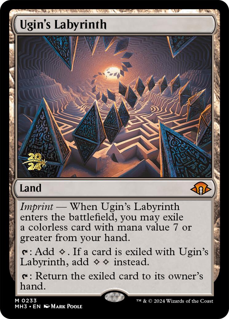 Ugin's Labyrinth [Modern Horizons 3 Prerelease Promos] | Gam3 Escape
