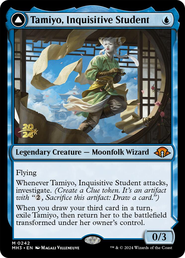 Tamiyo, Inquisitive Student [Modern Horizons 3 Prerelease Promos] | Gam3 Escape