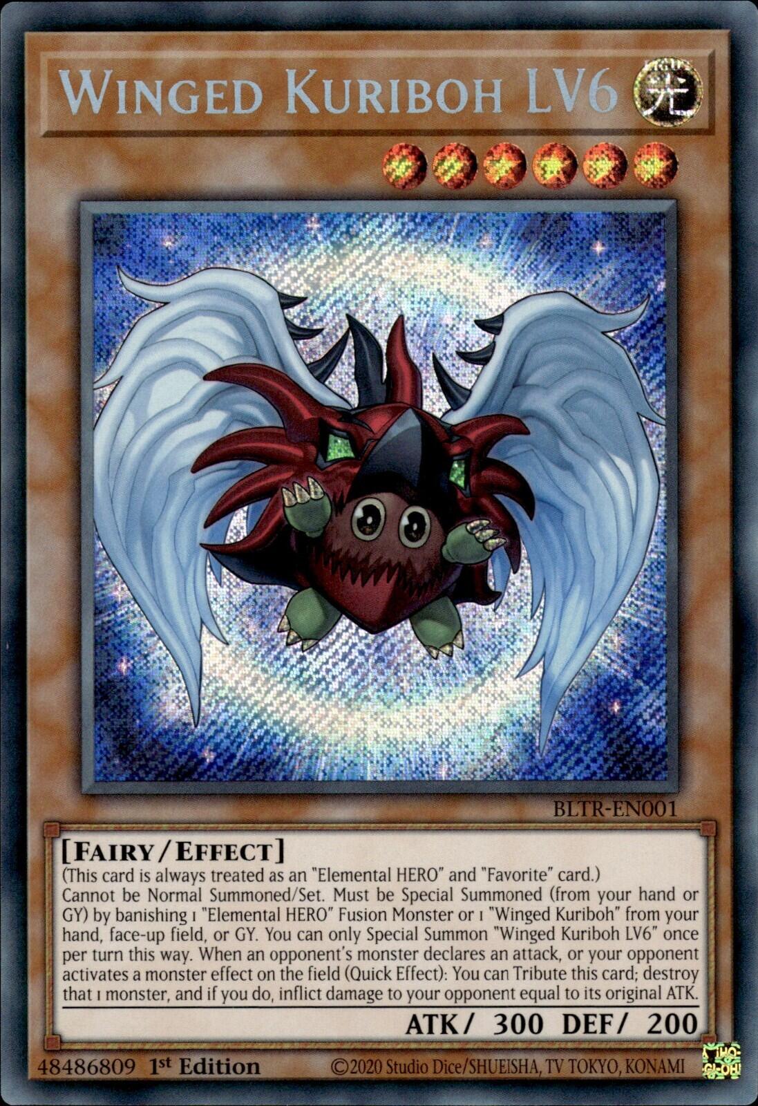 Winged Kuriboh LV6 [BLTR-EN001] Secret Rare | Gam3 Escape