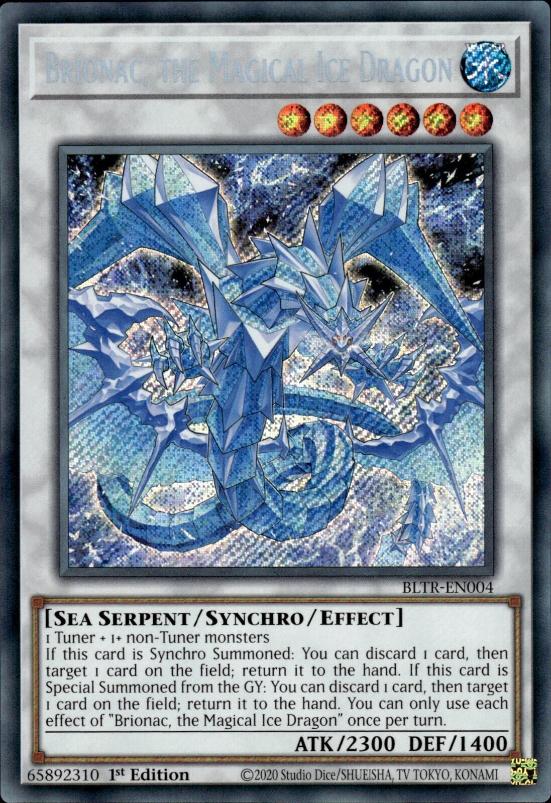 Brionac, the Magical Ice Dragon [BLTR-EN004] Secret Rare | Gam3 Escape