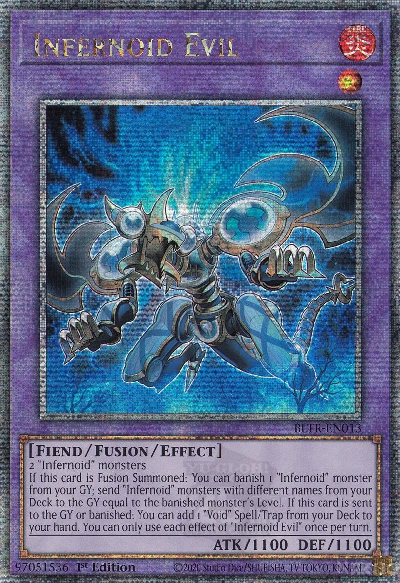 Infernoid Evil (Quarter Century Secret Rare) [BLTR-EN013] Quarter Century Secret Rare | Gam3 Escape