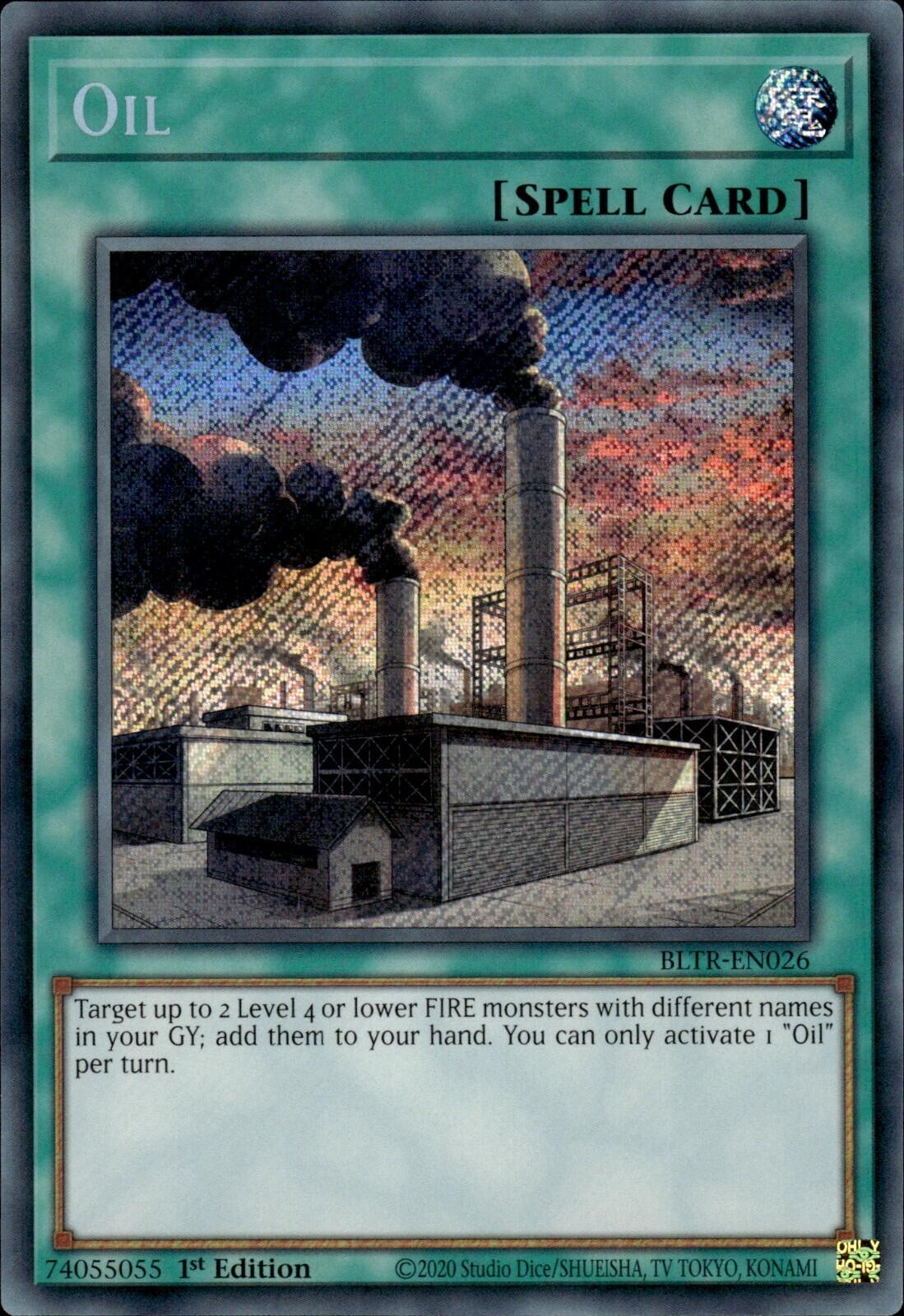 Oil [BLTR-EN026] Secret Rare | Gam3 Escape