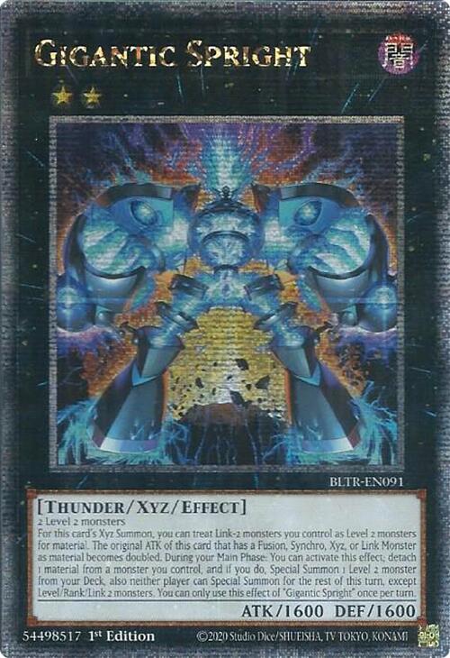 Gigantic Spright (Quarter Century Secret Rare) [BLTR-EN091] Quarter Century Secret Rare | Gam3 Escape