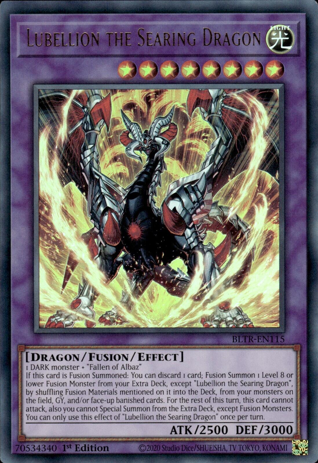 Lubellion the Searing Dragon [BLTR-EN115] Ultra Rare | Gam3 Escape