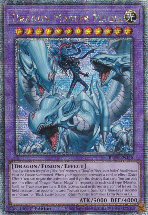 Dragon Master Magia (Quarter Century Secret Rare) [BLTR-EN118] Quarter Century Secret Rare | Gam3 Escape