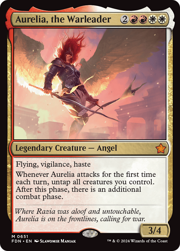 Aurelia, the Warleader [Foundations] | Gam3 Escape