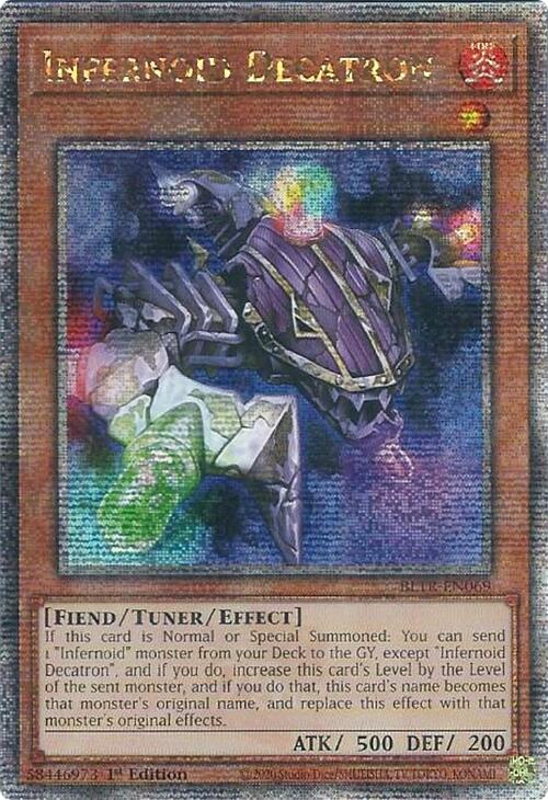 Infernoid Decatron (Quarter Century Secret Rare) [BLTR-EN069] Quarter Century Secret Rare | Gam3 Escape