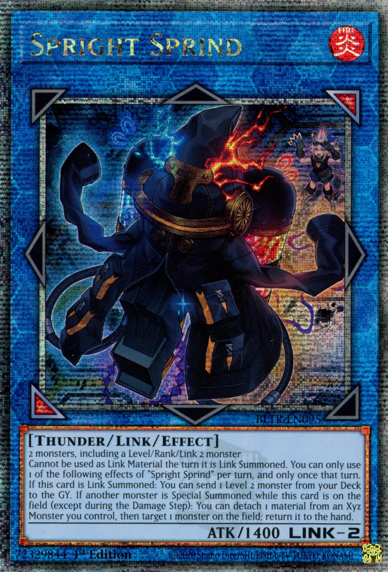 Spright Sprind (Quarter Century Secret Rare) [BLTR-EN095] Quarter Century Secret Rare | Gam3 Escape