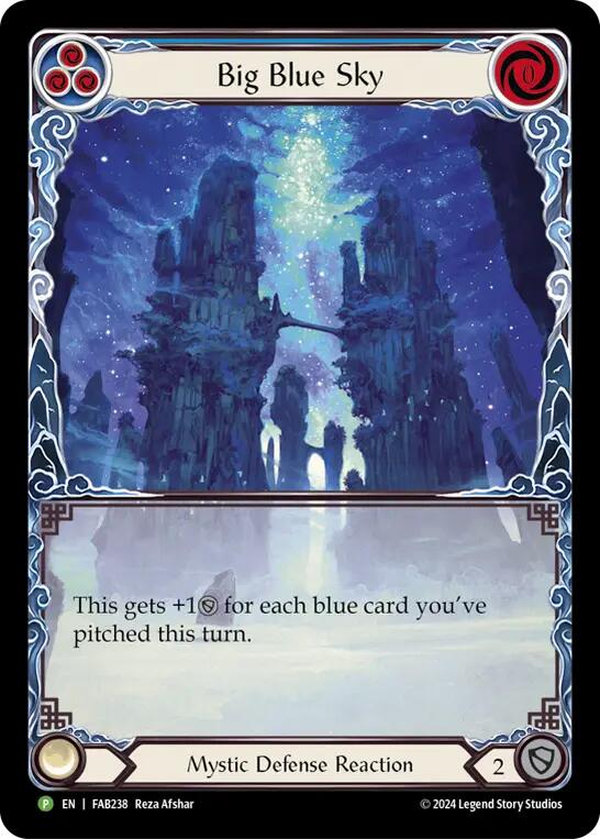 Big Blue Sky [MST086] (Promo)  Rainbow Foil | Gam3 Escape