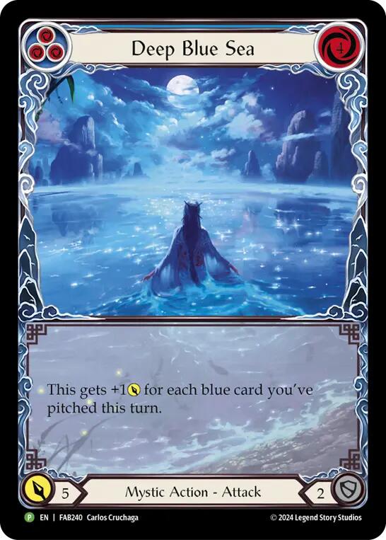 Deep Blue Sea [FAB240] (Promo)  Rainbow Foil | Gam3 Escape